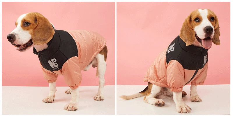 Winter Pet Dog Clothes Reflective Big Dog Jacket French Bulldog Chihuahua Puppy Warm Coat for Small Medium Dogs Clothing