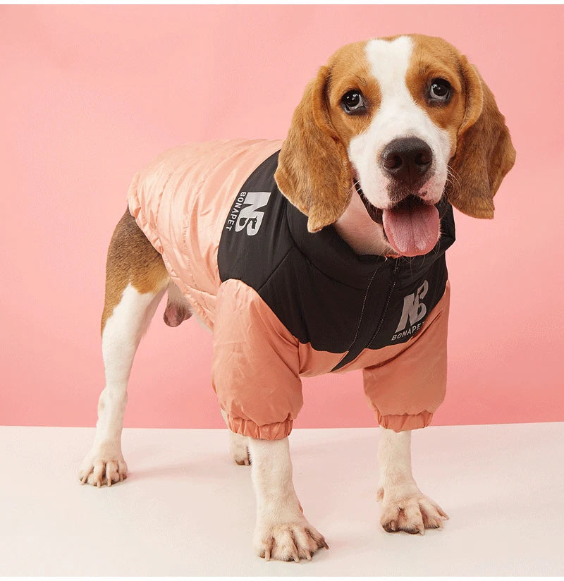 Winter Pet Dog Clothes Reflective Big Dog Jacket French Bulldog Chihuahua Puppy Warm Coat for Small Medium Dogs Clothing