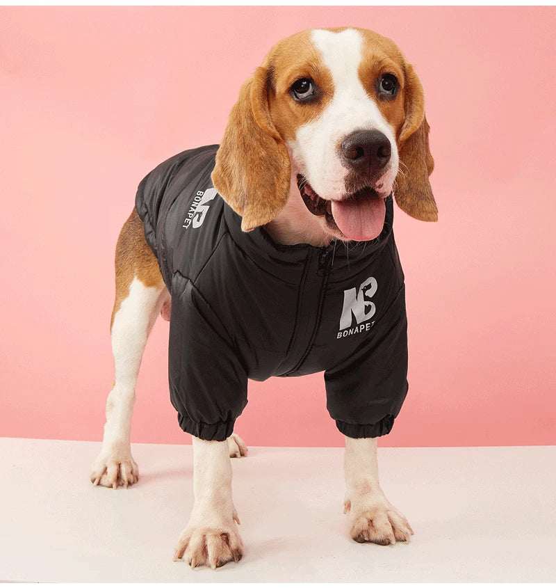 Winter Pet Dog Clothes Reflective Big Dog Jacket French Bulldog Chihuahua Puppy Warm Coat for Small Medium Dogs Clothing