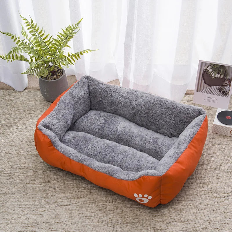 5 Sizes Large Dog Kennel Comfortable Cat Sofa Bed for Small Dog Nest Winter Warm Pet Cat Sleeping Bed Soft House Accessories
