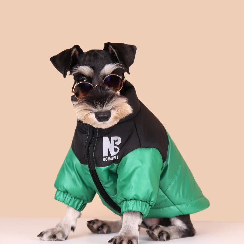 Winter Pet Dog Clothes Reflective Big Dog Jacket French Bulldog Chihuahua Puppy Warm Coat for Small Medium Dogs Clothing