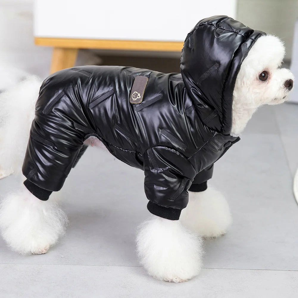 Winter Pet Dog Clothes Waterproof Warm Dog Jumpsuit for Small Dogs Chihuahua Puppy Down Coat Jacket French Bulldog Pet Outfits