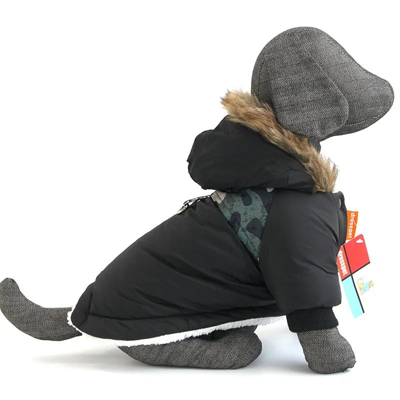 Pet Dog Clothes Winter Warm Waterproof Jacket For Small Dogs Pets Puppy Costume French Bulldog Outfit Coat Chihuahua Clothing