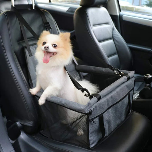 Dog Car Seat Cover Foldable Hammock Pet Harness Cat Bag Basket Stable and Foldable Travel Pet Dog and Cat Safety Car Seat