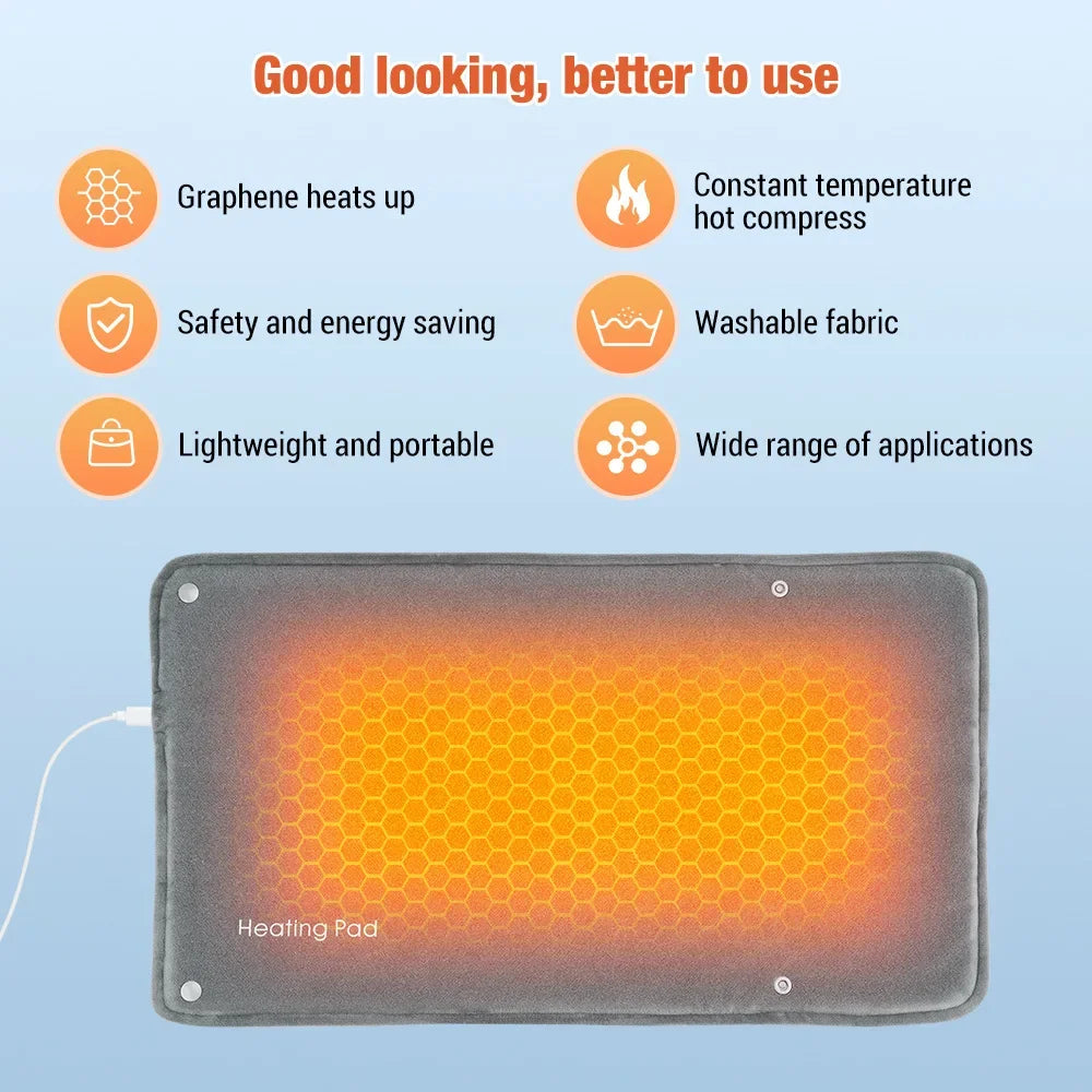 Winter Pet Heating Blanket Temperature Warm Cat Dog Mattress Indoor Heating Pad Pet Supplies USB heating pad