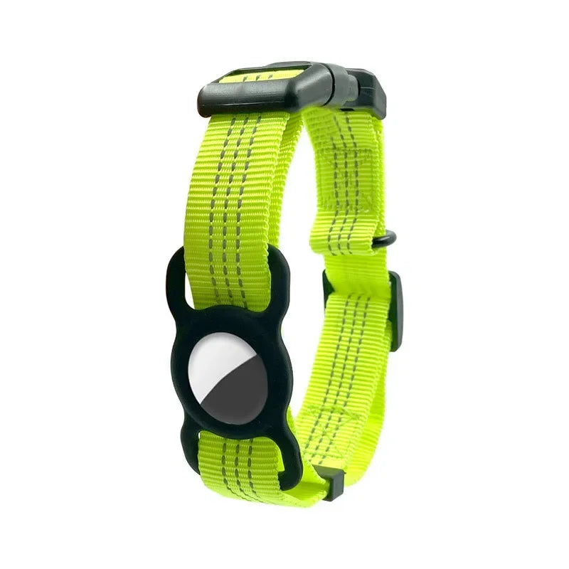 Dog For Apple Dog Pet Collar Airtag Reflective Collar Soft With Supplies Fashion Nylon Dog Anti-lost Case Suit Tracking Collar
