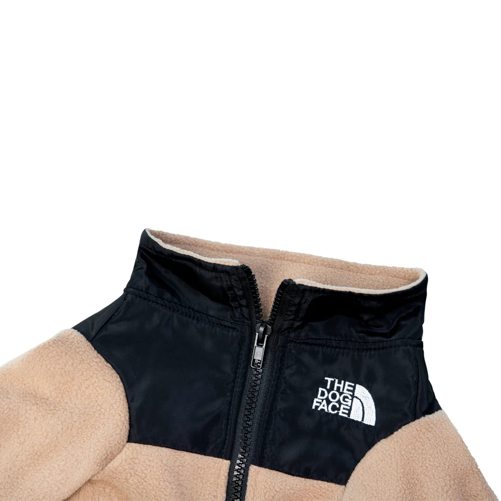 LETVIA Winter Pet Clothing Fashion Warm Dog Jacket Coat Windproof Dual Color Down Polar Fleece Jacket for Large Medium Small Pet