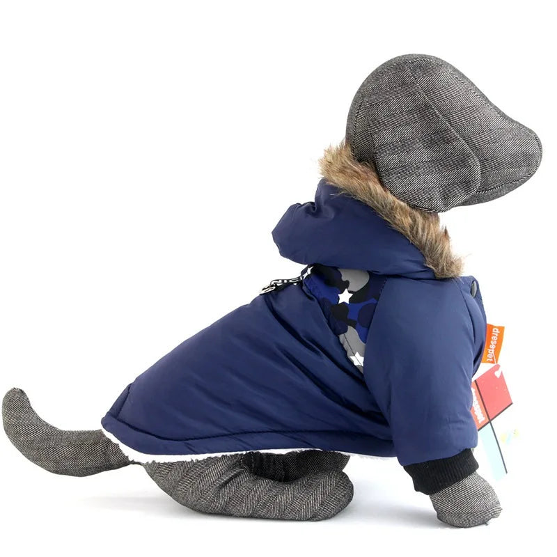 Pet Dog Clothes Winter Warm Waterproof Jacket For Small Dogs Pets Puppy Costume French Bulldog Outfit Coat Chihuahua Clothing