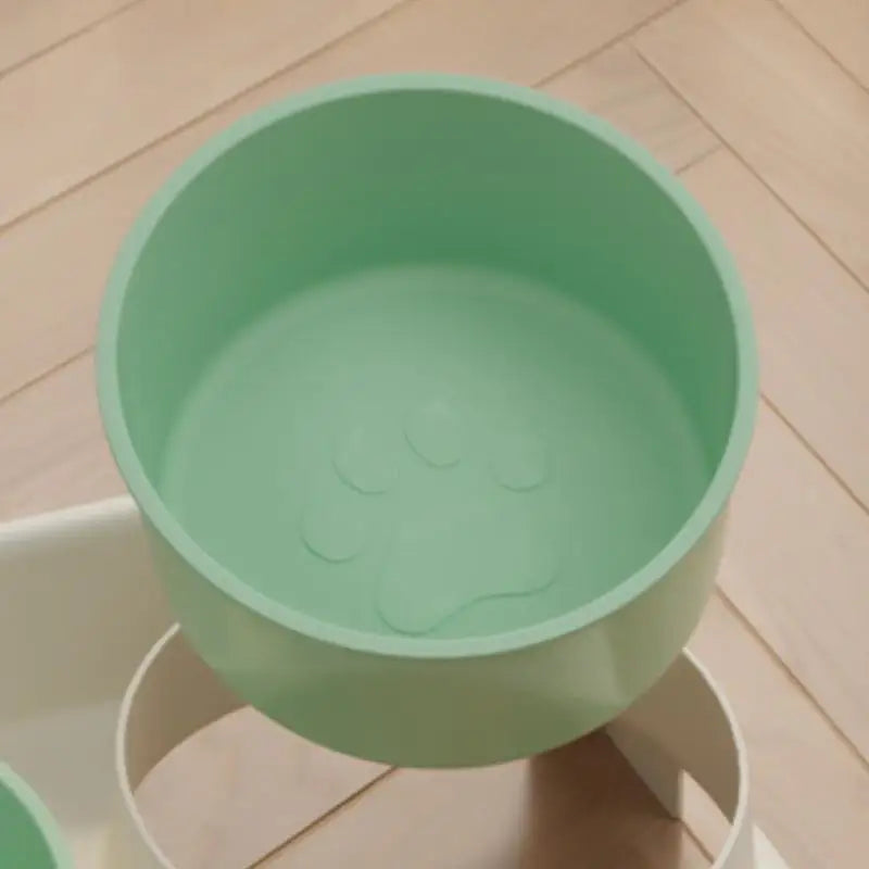 【E】Food Feeders Pet Cat Double Bowls Feeder Adjustable Height Cats Dogs Drinker Water Bowl Dish Elevated Feeding Kitten Supplies