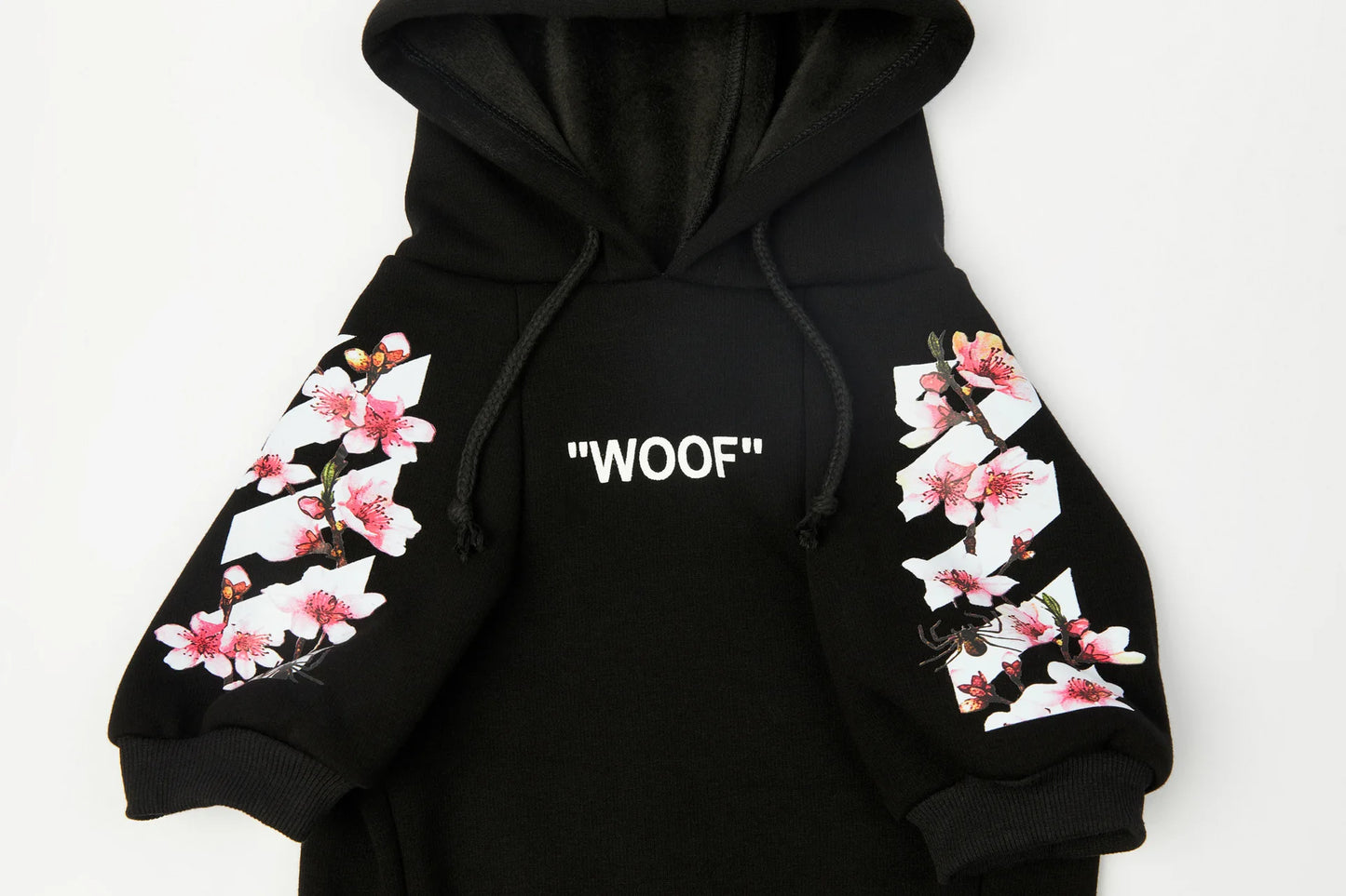 Woof Dog Hoodies M-3XL French Bull Dog Autumn Spring Clothing 2 Legged Warm Pet Outfit Sweaters