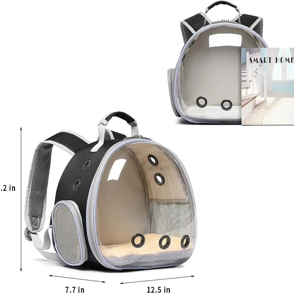 Bunny Carrier, Guinea Pig Carrier,Small Animal Carrier Backpack for Rabbit,Bearded Dragon, Lizard,Hamster,Kitten. Breathable Pet
