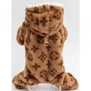 Winter & Autumn New Pet Fleece-Lined Thickened Four-Legged Clothes for Small & Medium Dogs (Teddy, Poodle) & Cats