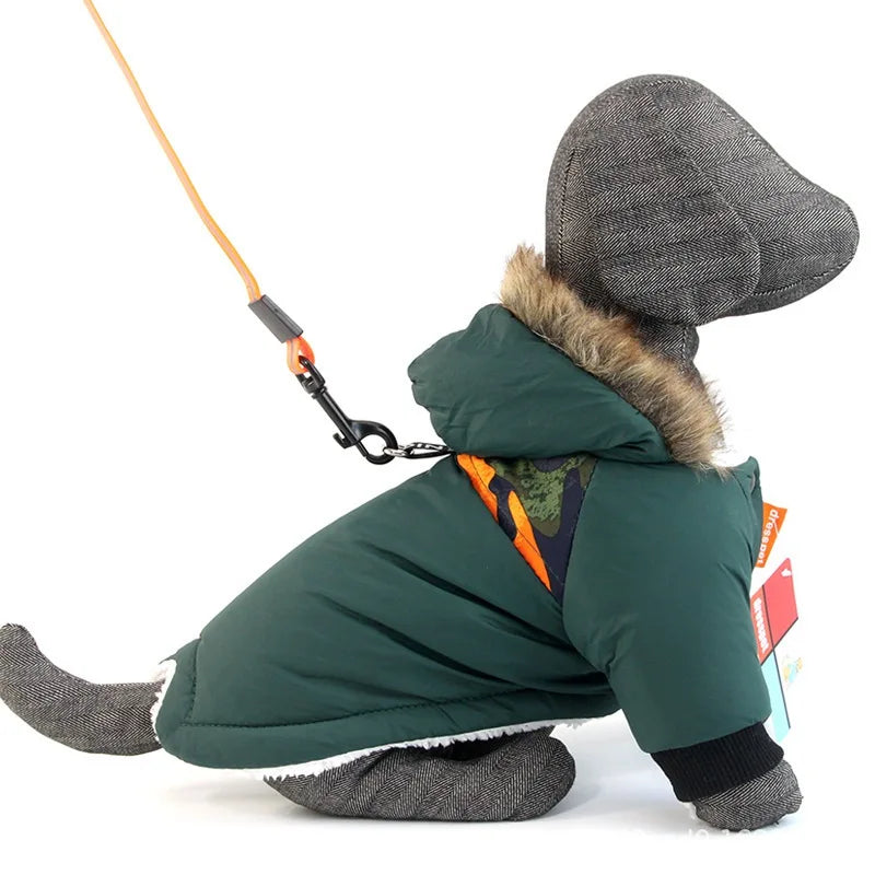 Pet Dog Clothes Winter Warm Waterproof Jacket For Small Dogs Pets Puppy Costume French Bulldog Outfit Coat Chihuahua Clothing