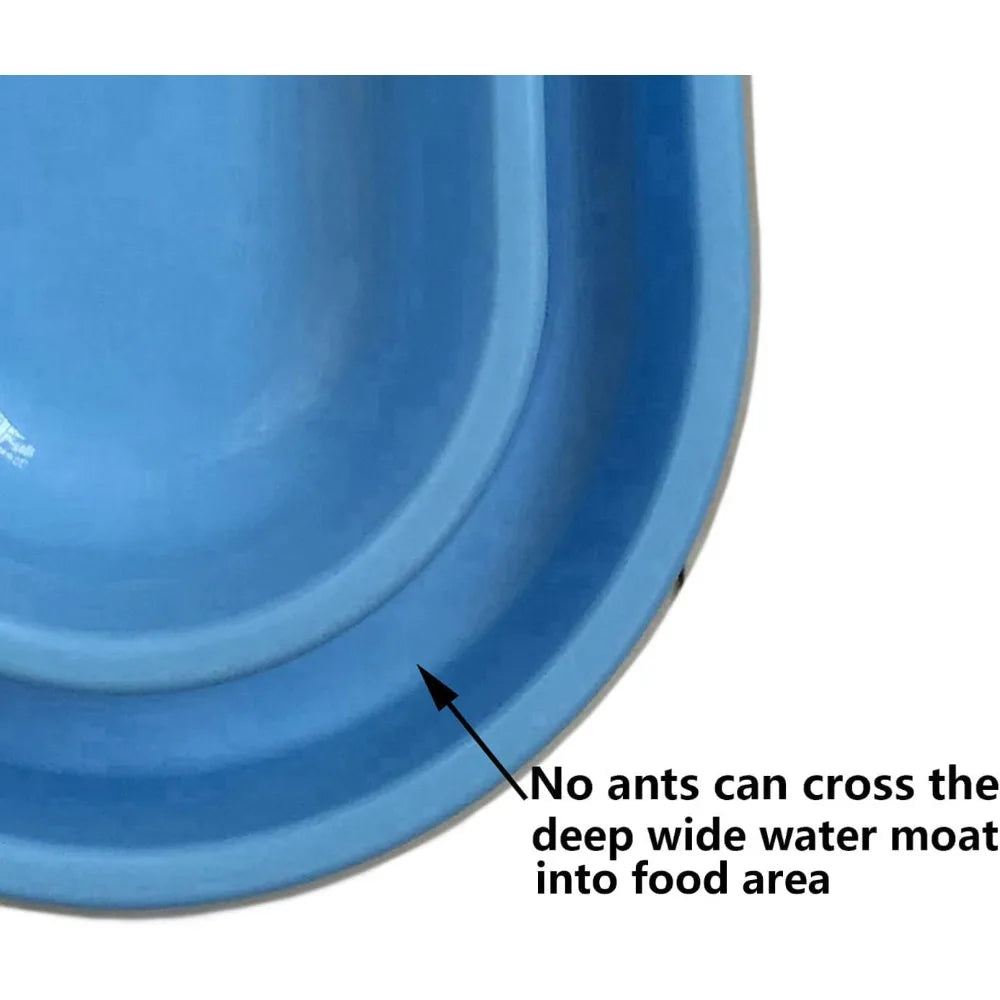 Dog Pet Food Bowl 32 Oz Food Water Bowls Dish for Small to Medium Size Dogs Cats by With