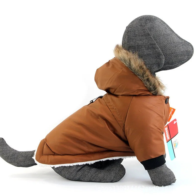 Pet Dog Clothes Winter Warm Waterproof Jacket For Small Dogs Pets Puppy Costume French Bulldog Outfit Coat Chihuahua Clothing